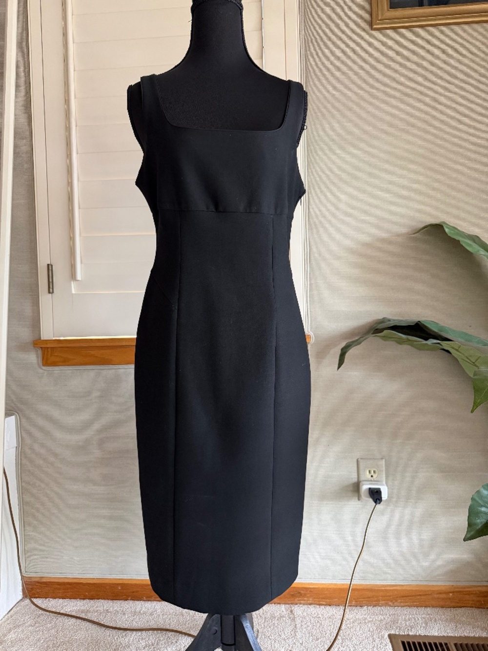 DVF Black Myla dress size 6